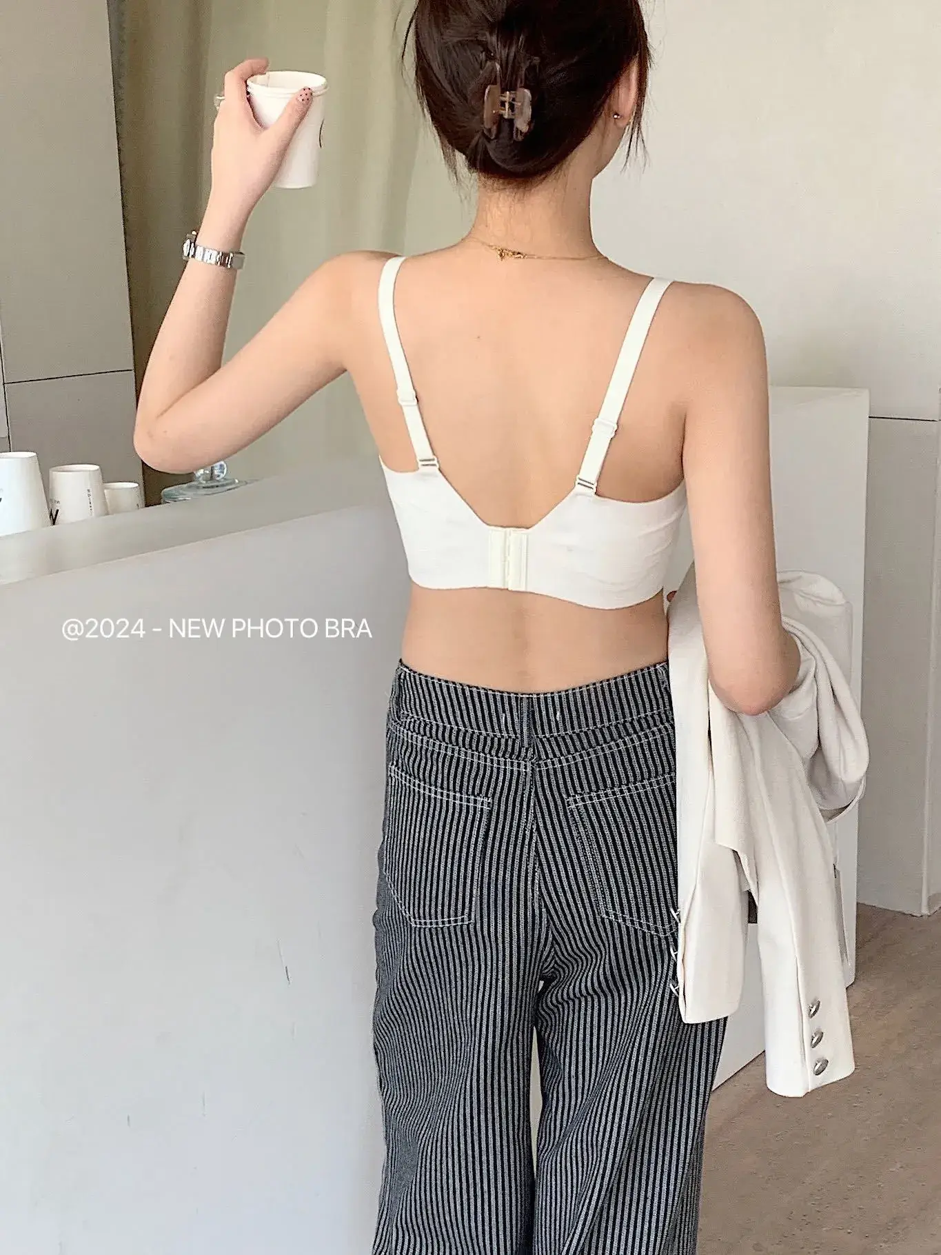 Grey Cotton Seamless Underwear for Women — feature 7