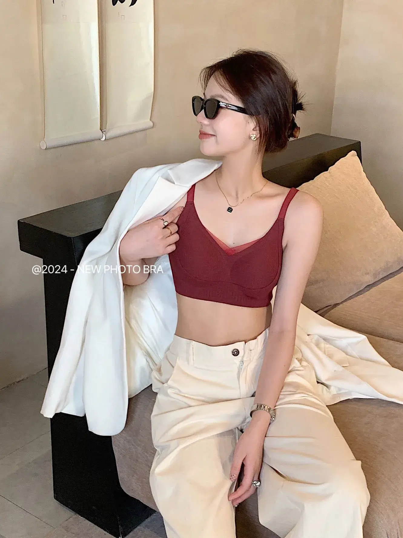 Grey Cotton Seamless Underwear for Women — feature 8