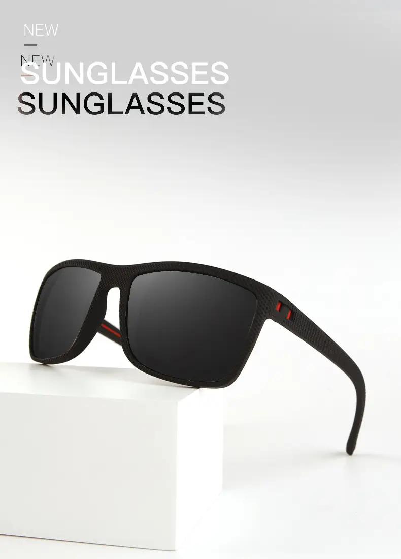 Men Polarized Sunglasses Gray Water Silver Film — feature 1