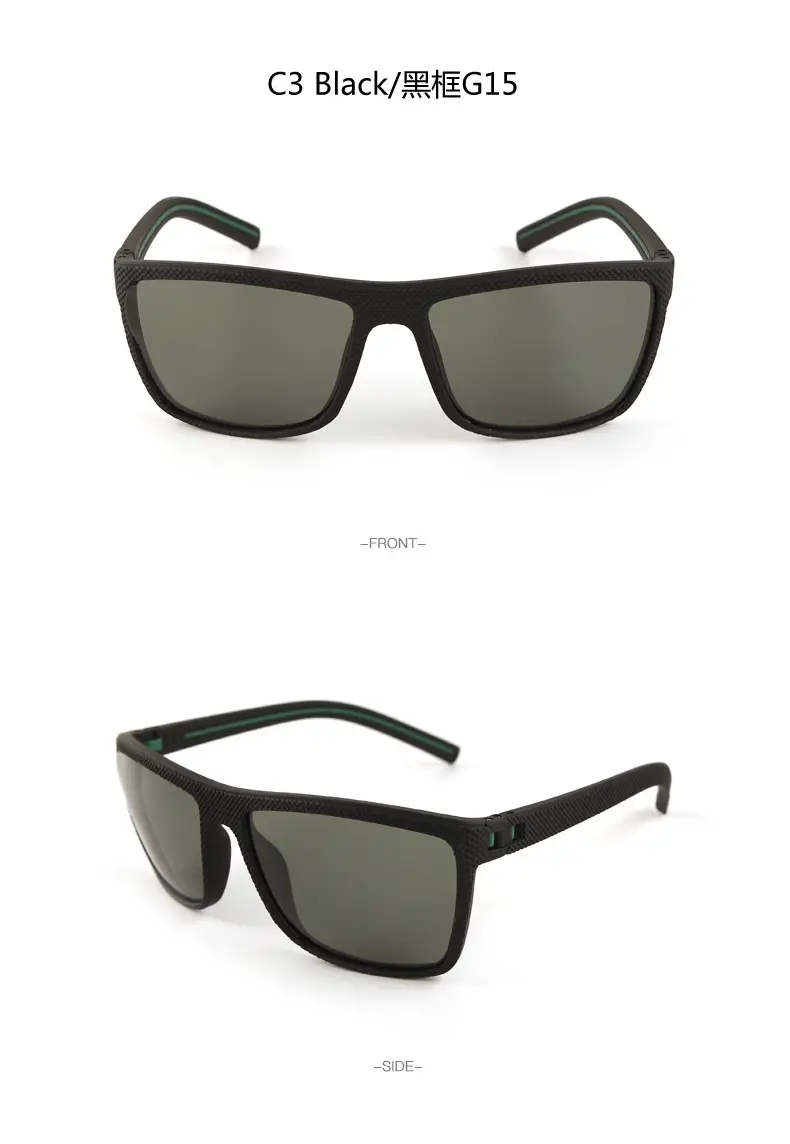 Men Polarized Sunglasses Gray Water Silver Film — feature 10