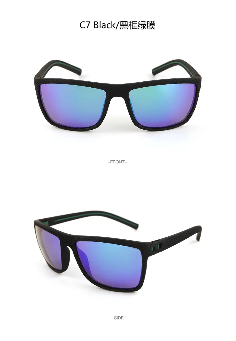Men Polarized Sunglasses Gray Water Silver Film — feature 14
