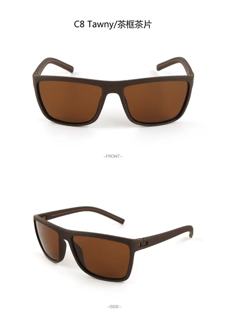 Men Polarized Sunglasses Gray Water Silver Film — feature 15