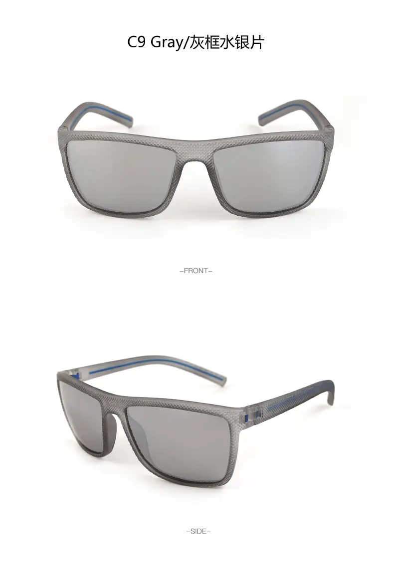 Men Polarized Sunglasses Gray Water Silver Film — feature 16