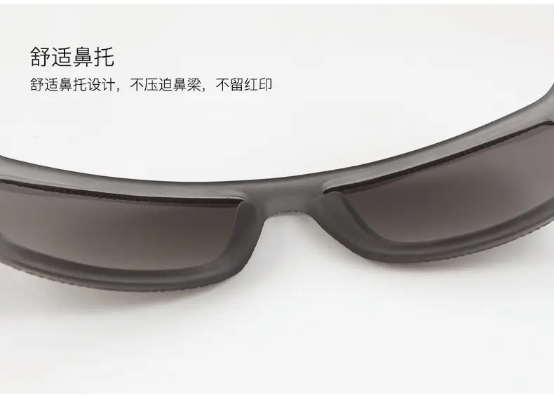 Men Polarized Sunglasses Gray Water Silver Film — feature 4