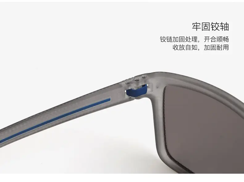 Men Polarized Sunglasses Gray Water Silver Film — feature 5