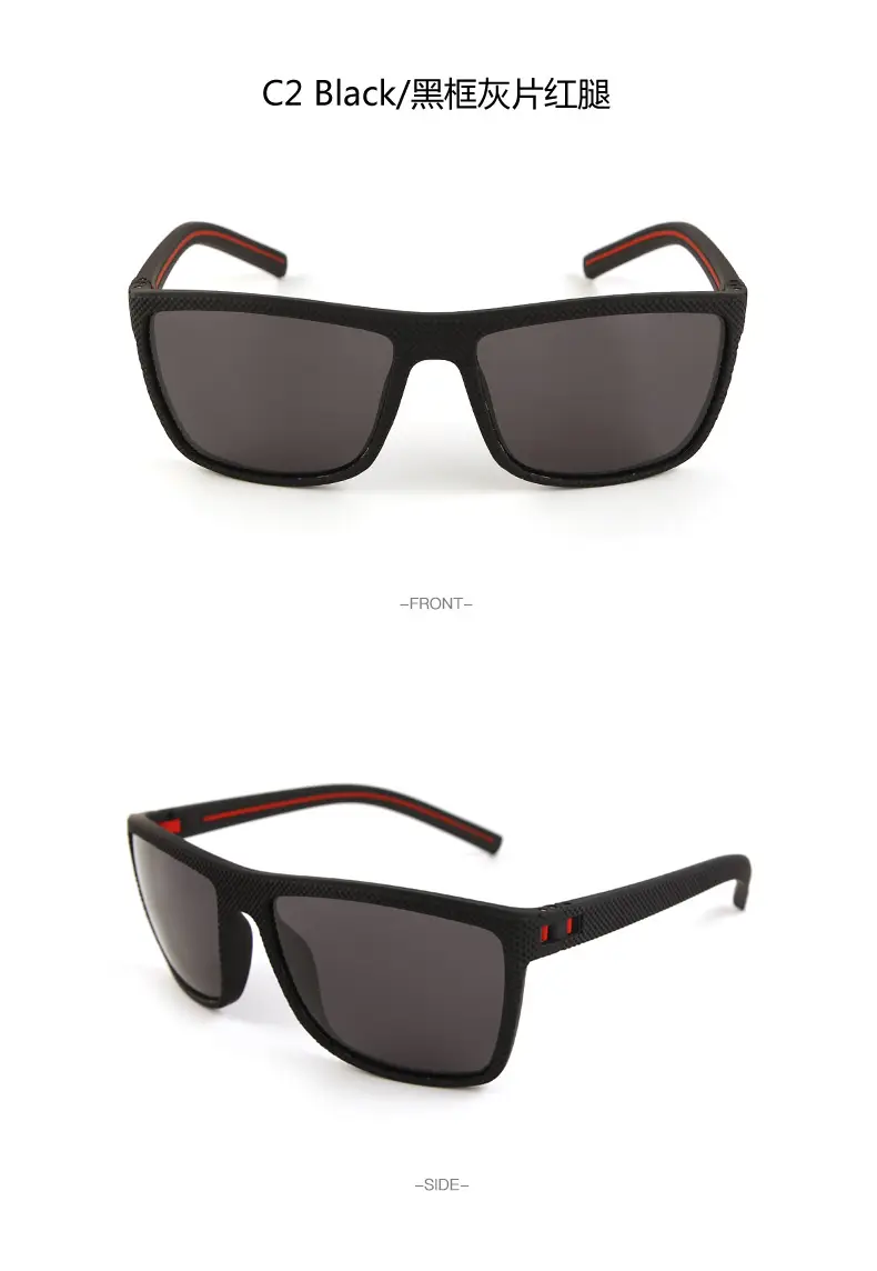 Men Polarized Sunglasses Gray Water Silver Film — feature 9