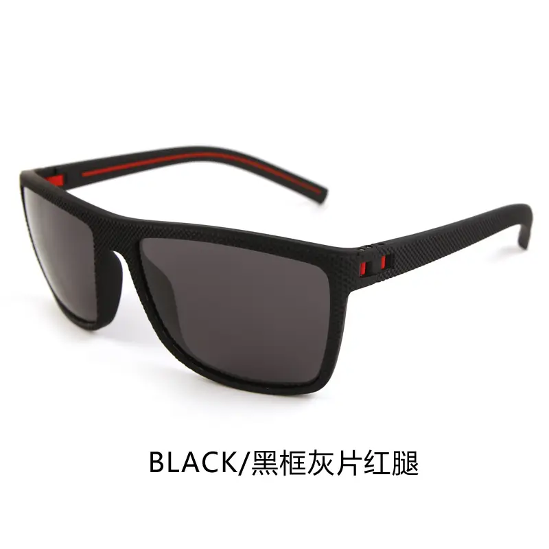 Men Polarized Sunglasses Gray Water Silver Film - Image 2