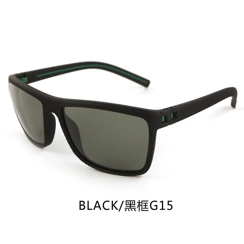 Men Polarized Sunglasses Gray Water Silver Film - Image 3