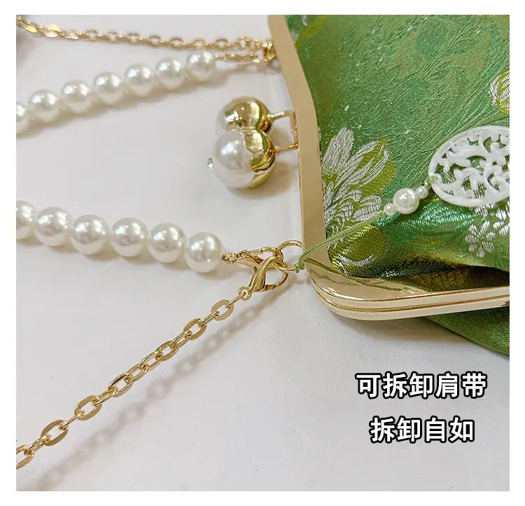 Women Embroidered Pearl Handbag Set 2024 Autumn Winter — feature 10