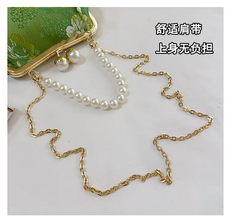 Women Embroidered Pearl Handbag Set 2024 Autumn Winter — feature 6