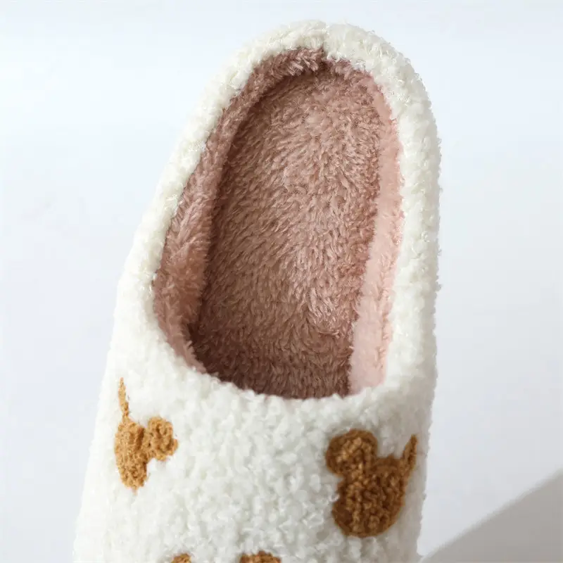 Cross-border New Cubs Cute Cartoon Cotton Slippers Women's Wholesale Winter Household Indoor Non-slip Home Slippers — feature 8