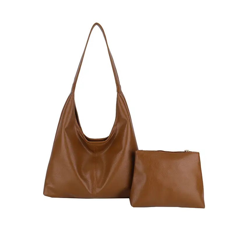 Vintage Brown Leather Tote Bag for Women 2024 - Image 8