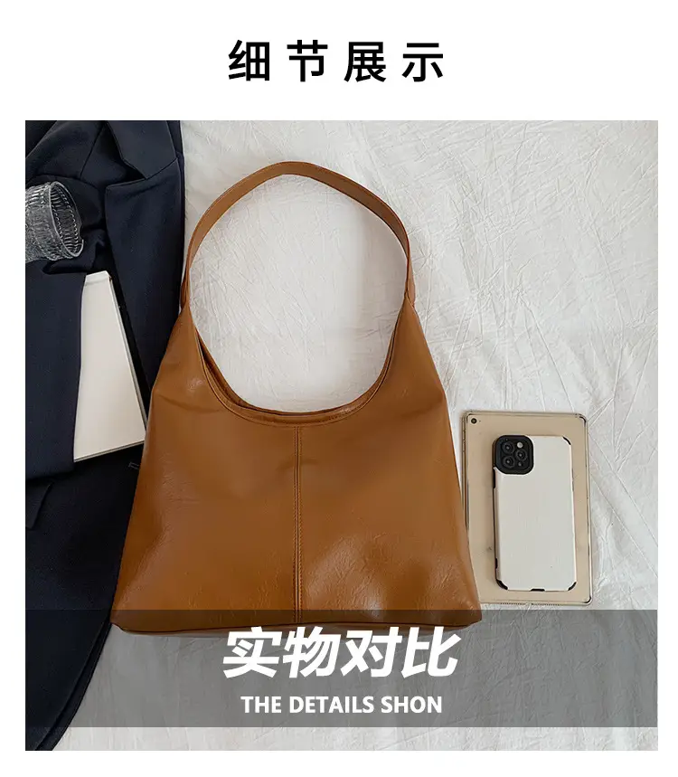 Vintage Brown Leather Tote Bag for Women 2024 — feature 6