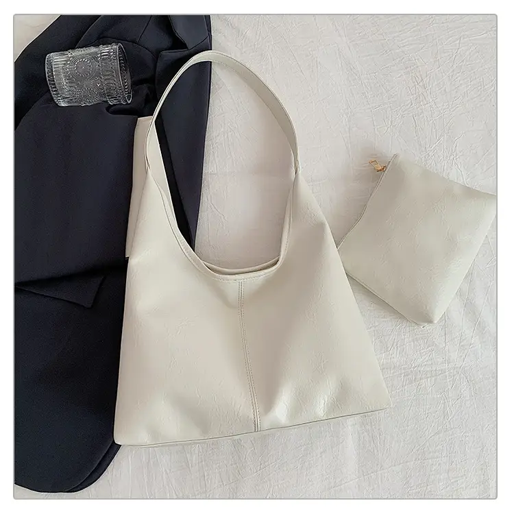 Vintage Brown Leather Tote Bag for Women 2024 - Image 3