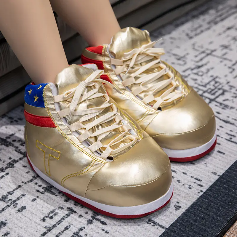 Tiktok Influencer-Style Prank Aj Cotton Shoes, Autumn and Winter Comfortable Couple Cotton Slippers, Warm Big-Toe Dirty Shoes Wholesale