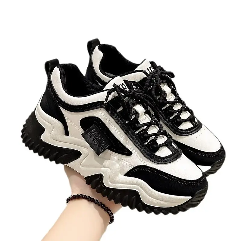 Women's Shoes 2025 Autumn New Women's Shoes Thick-Soled Breathable Dad Shoes Women's Casual Sports Shoes Popular Sneakers for Women - Image 7