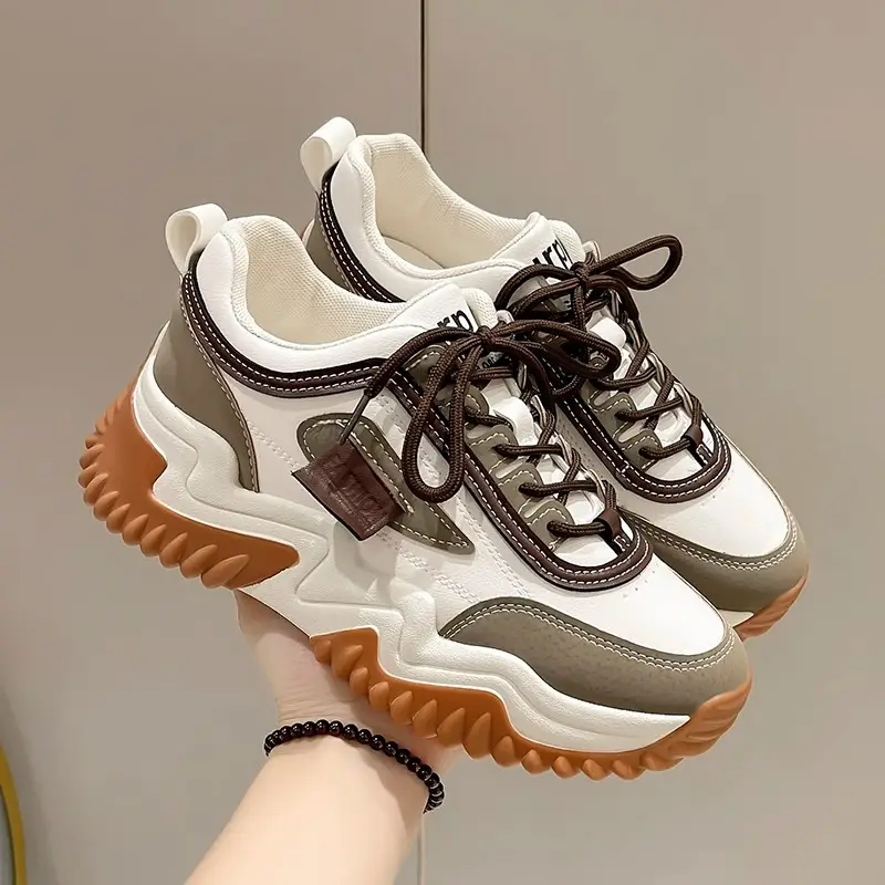 Women's Shoes 2025 Autumn New Women's Shoes Thick-Soled Breathable Dad Shoes Women's Casual Sports Shoes Popular Sneakers for Women — feature 6