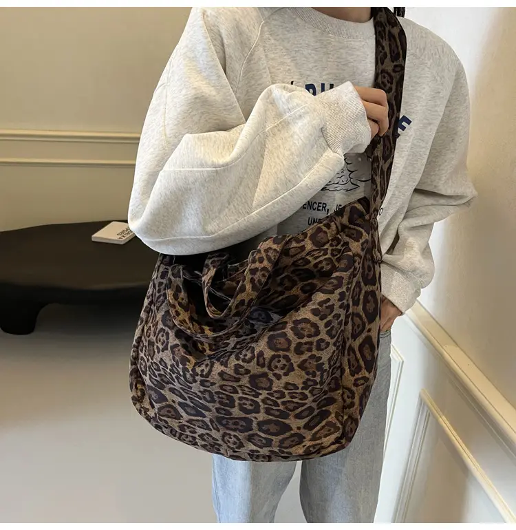 Leopard Print Satchel Bag for Women Large Capacity — feature 11