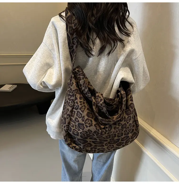 Leopard Print Satchel Bag for Women Large Capacity — feature 12