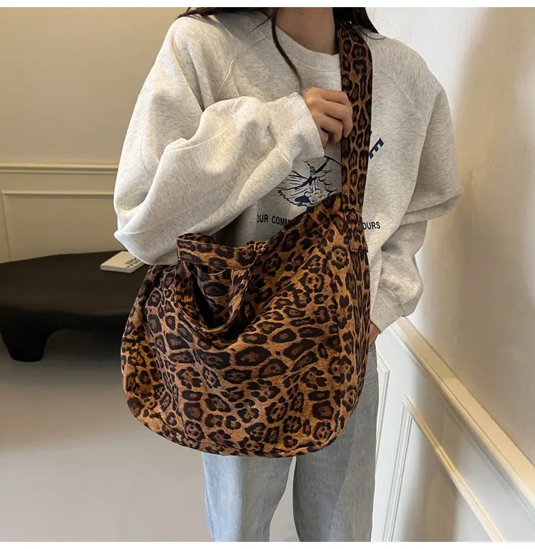 Leopard Print Satchel Bag for Women Large Capacity — feature 7