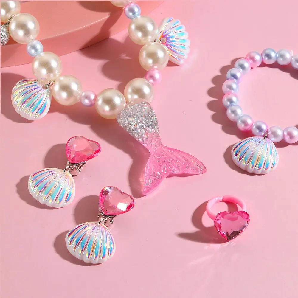 Children's Princess Jewelry Set with Mermaid Tail & Necklace — feature 11