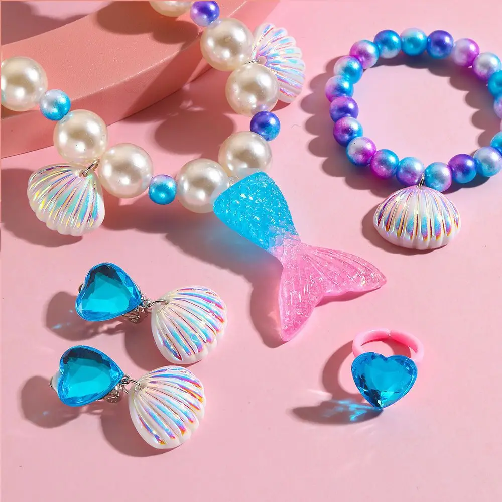 Children's Princess Jewelry Set with Mermaid Tail & Necklace — feature 13