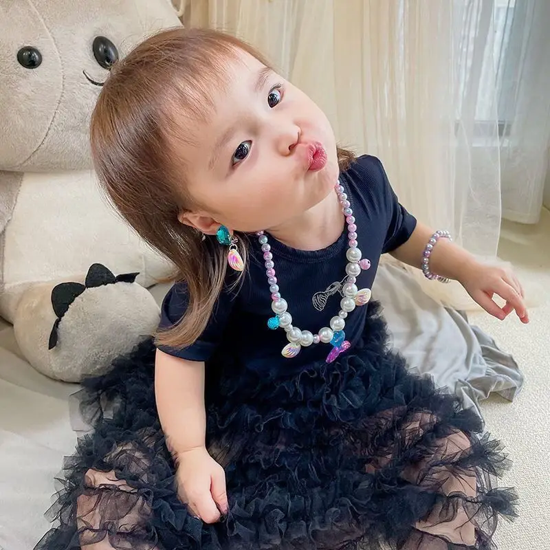 Children's Princess Jewelry Set with Mermaid Tail & Necklace — feature 2