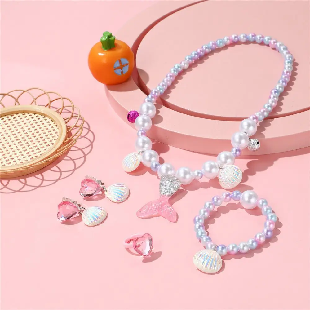 Children's Princess Jewelry Set with Mermaid Tail & Necklace — feature 6