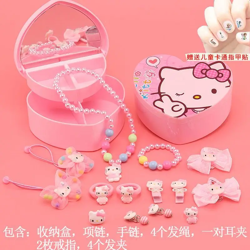 Children's Princess Jewelry Set with Mermaid Tail & Necklace