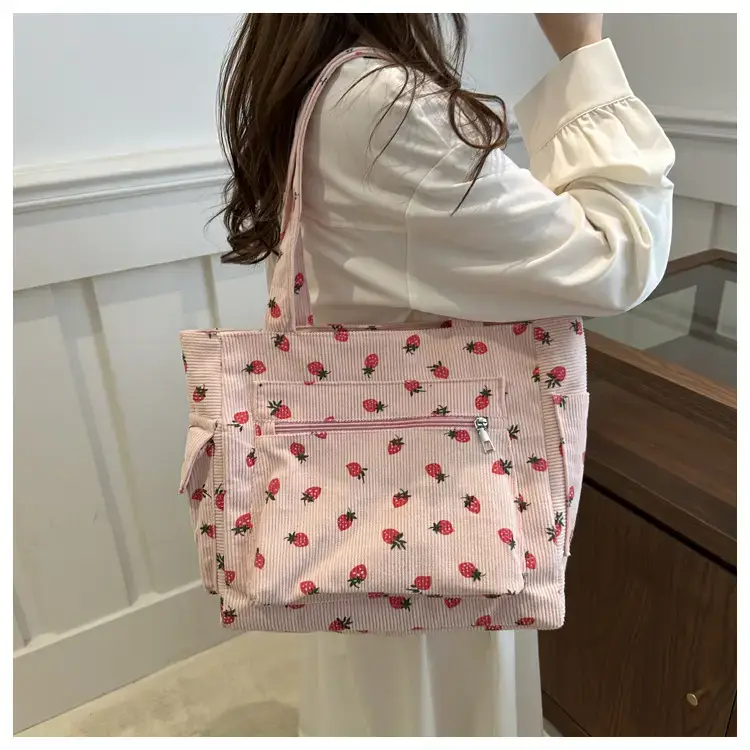 Women's Strawberry Printed Shoulder Bag 2024 — feature 16