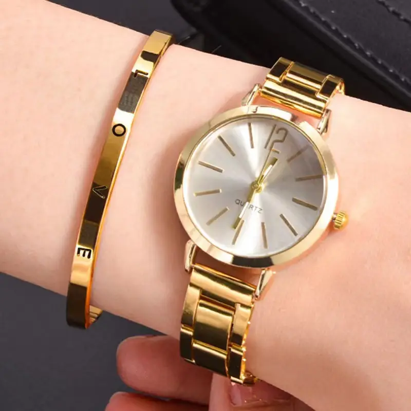 Foreign Trade Explosions Bracelet Watch Fashion Thin Narrow Strap Golden Steel Quartz Watch Women's Student Dial Fashion - Image 17