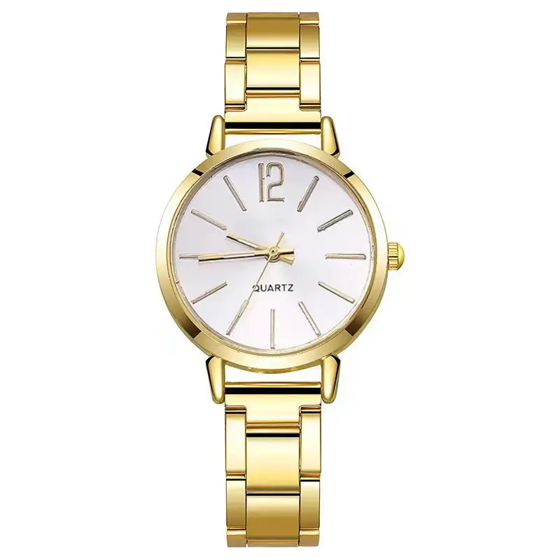 Foreign Trade Explosions Bracelet Watch Fashion Thin Narrow Strap Golden Steel Quartz Watch Women's Student Dial Fashion - Image 3