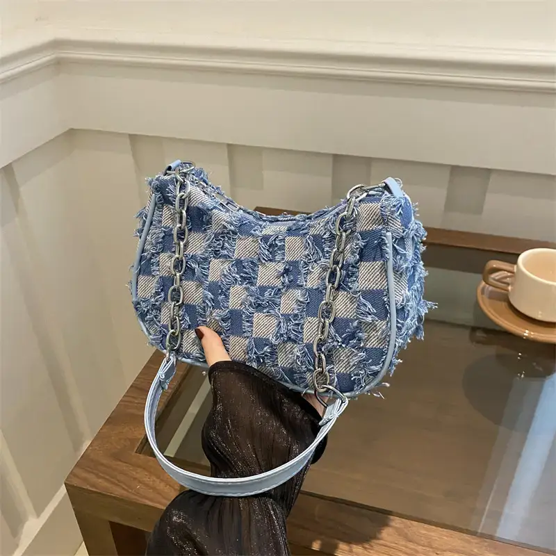 Denim Crossbody Bag Women 2024 Autumn Winter Fashionable - Image 6