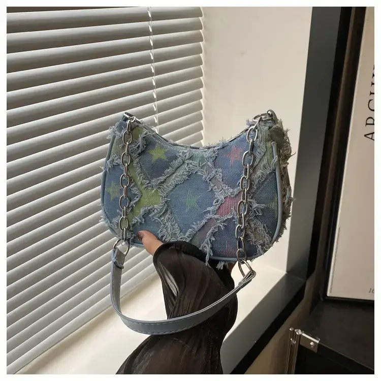 Denim Crossbody Bag Women 2024 Autumn Winter Fashionable — feature 11