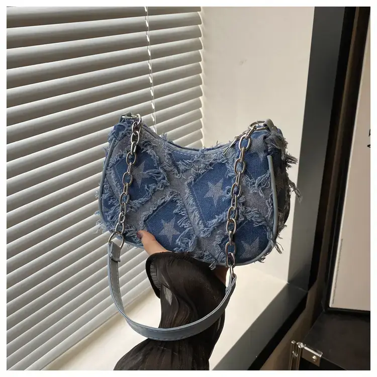 Denim Crossbody Bag Women 2024 Autumn Winter Fashionable — feature 14