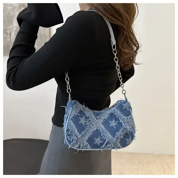 Denim Crossbody Bag Women 2024 Autumn Winter Fashionable — feature 23
