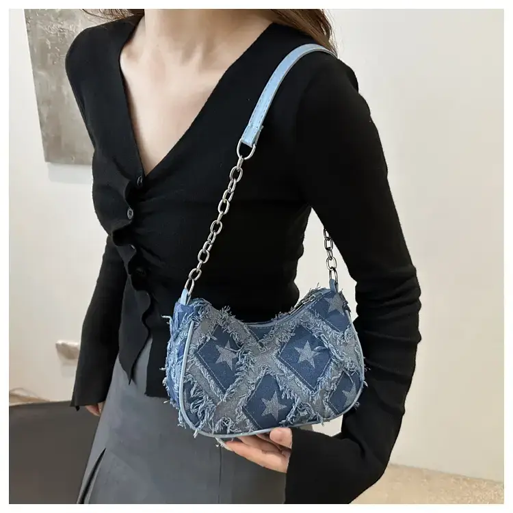 Denim Crossbody Bag Women 2024 Autumn Winter Fashionable — feature 24