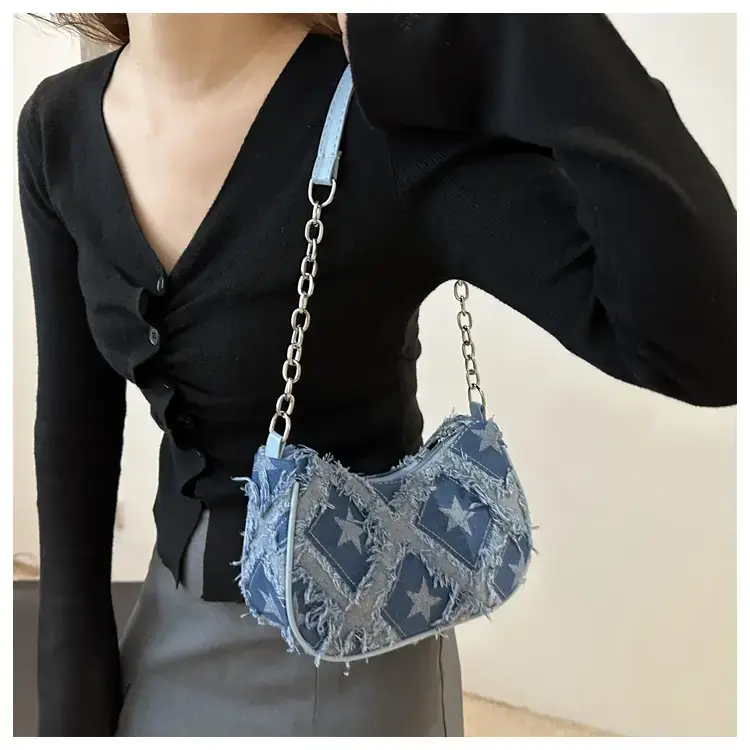 Denim Crossbody Bag Women 2024 Autumn Winter Fashionable — feature 25