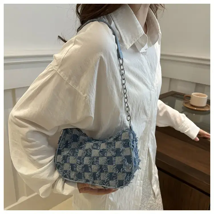 Denim Crossbody Bag Women 2024 Autumn Winter Fashionable — feature 28