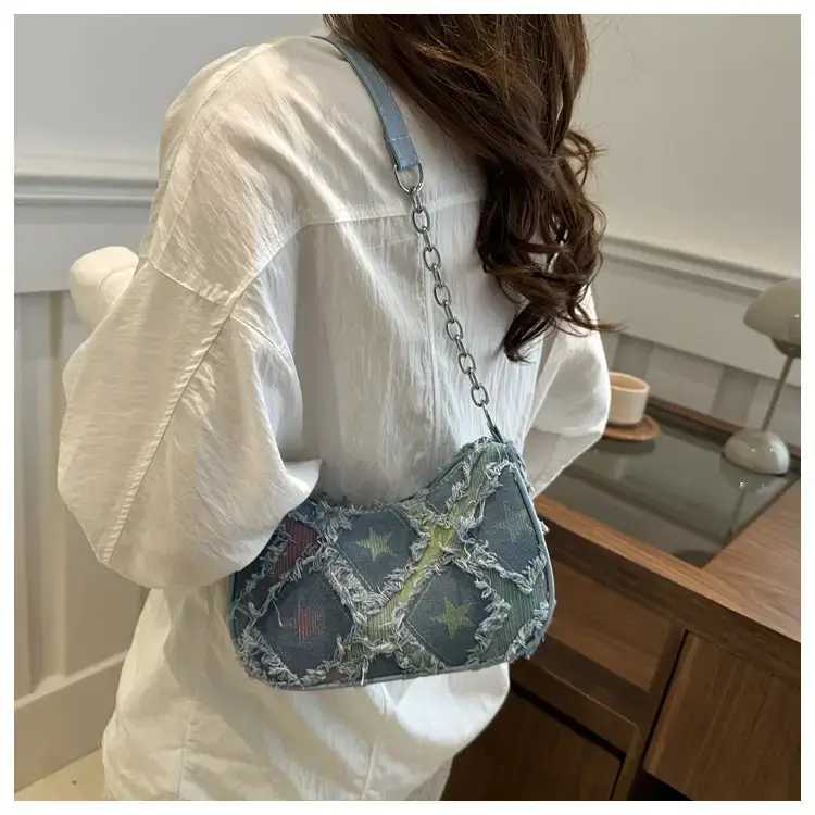 Denim Crossbody Bag Women 2024 Autumn Winter Fashionable — feature 30
