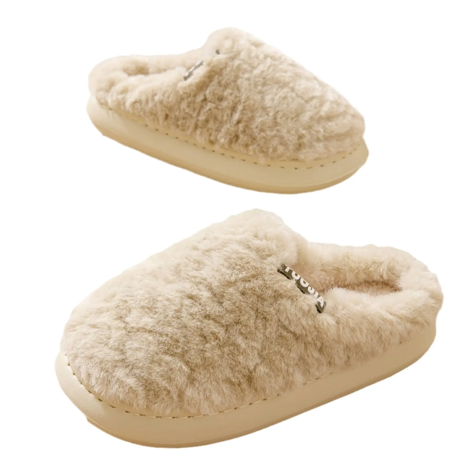 Winter Heart Slippers Velvet Warm Cotton Men's - Image 9