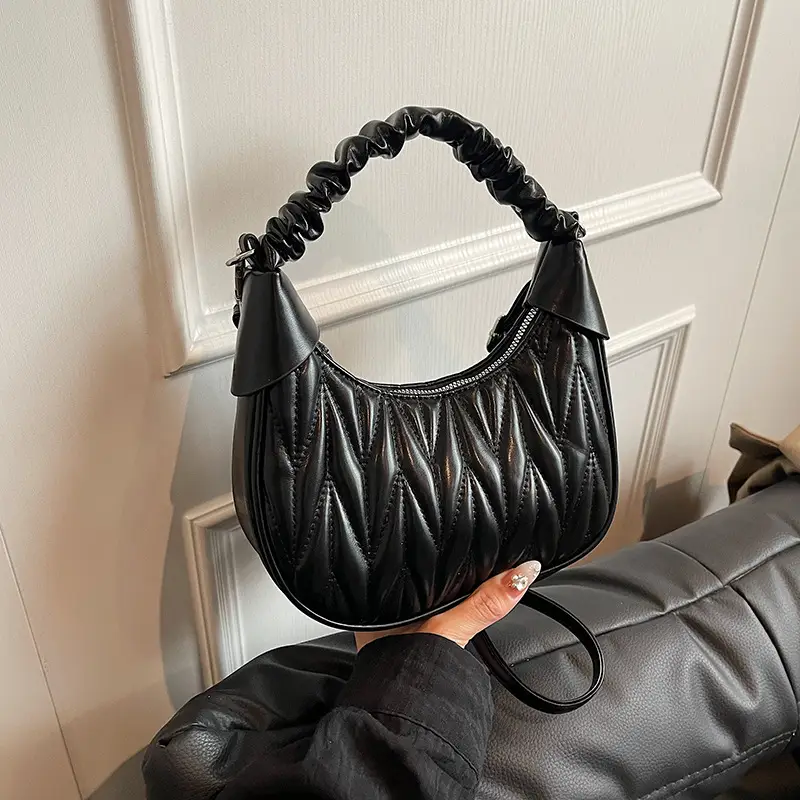 Pink Quilted Shoulder Bag for Women