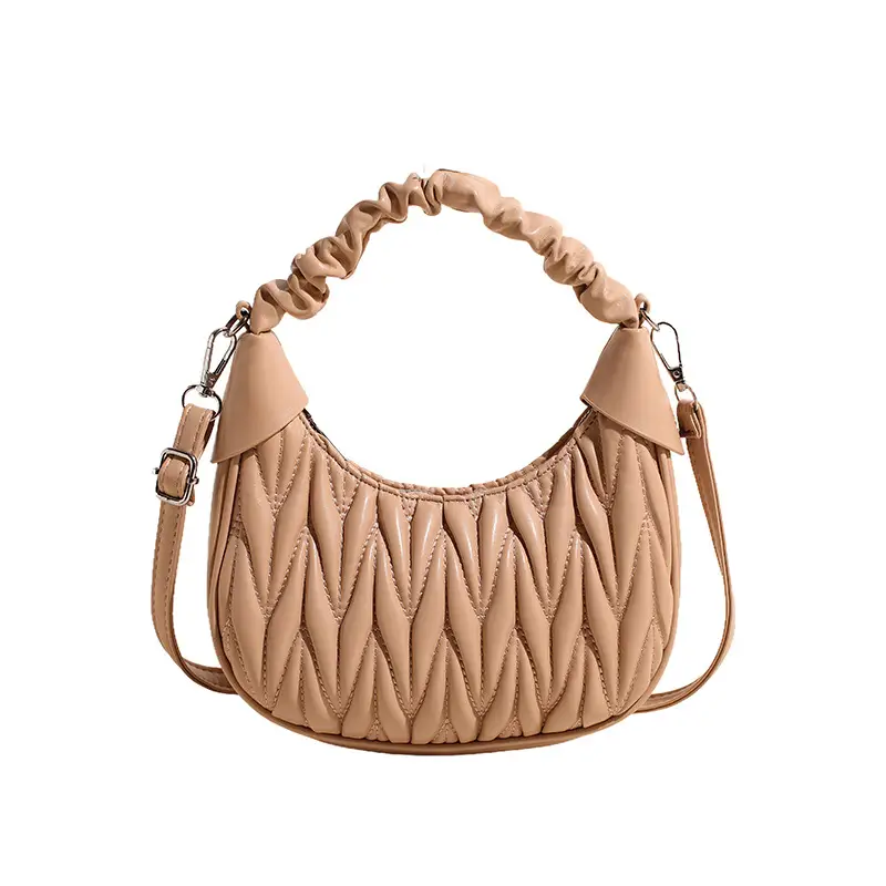 Pink Quilted Shoulder Bag for Women