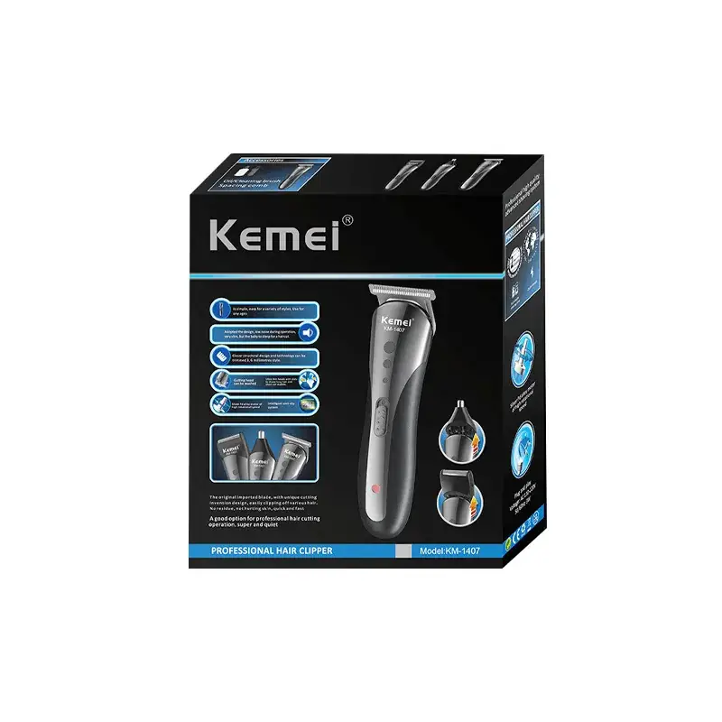 Multifunctional Electric Hair Clipper with 3 Attachments - Image 13