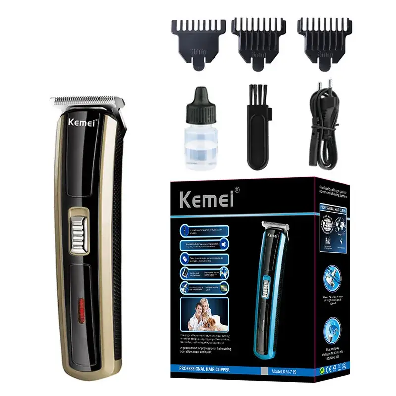 Multifunctional Electric Hair Clipper with 3 Attachments - Image 8