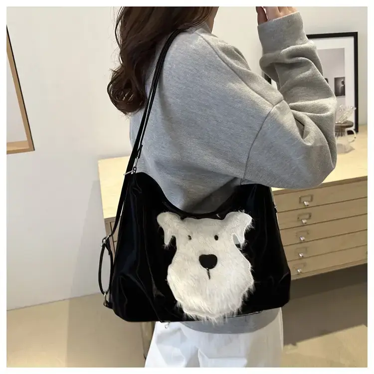 Women's One-Shoulder Faux Fur Backpack 2024 — feature 19