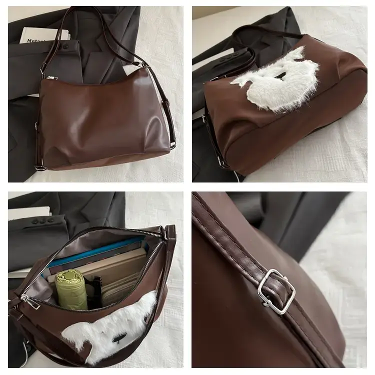 Women's One-Shoulder Faux Fur Backpack 2024 — feature 20