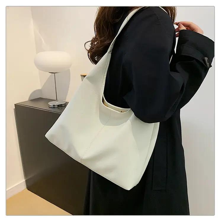 Brown Leather Tote Bag for Women, Large Capacity, Retro Design — feature 20
