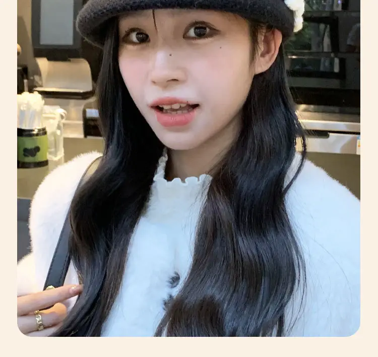 Alpaca Fleece Flower Hat for Women Winter Casual — feature 18