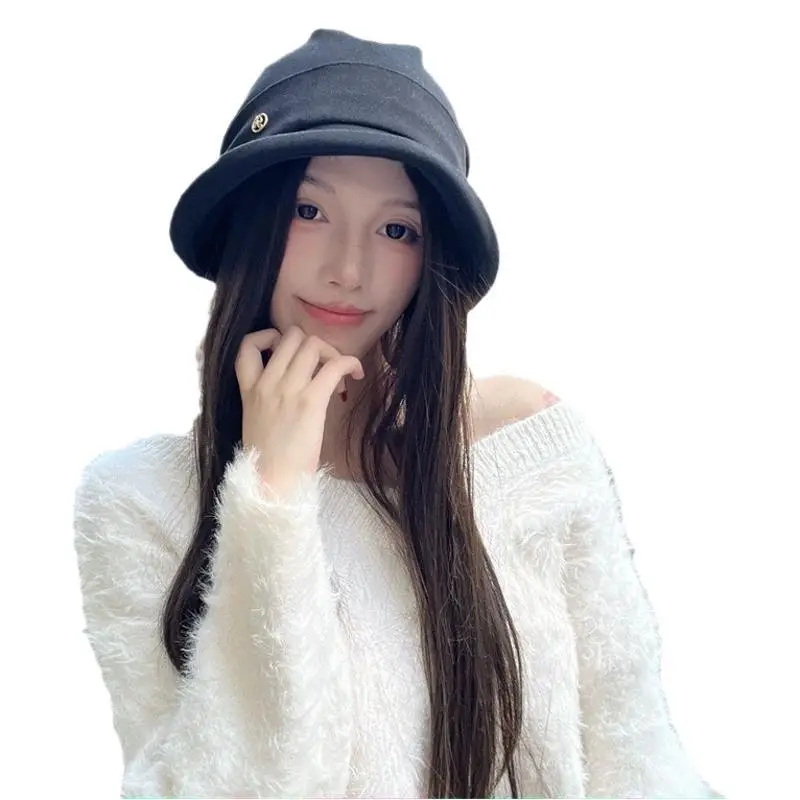 Japanese Fisherman Hat Women Duck Tongue Square Face All-match - Image 9